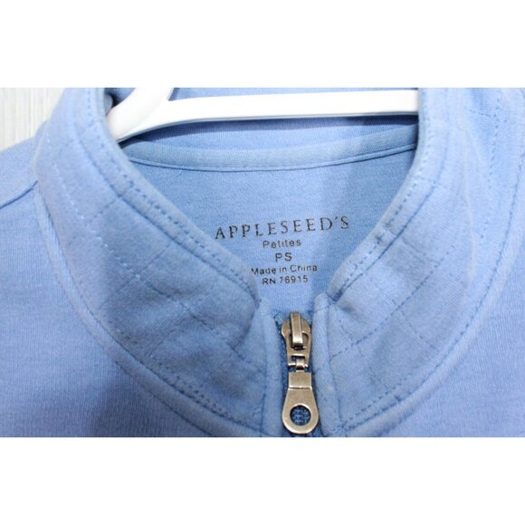 Appleseeds Blue Full Zipper Light Jacket Casual Exercise Size Small Pet - Picture 4 of 10